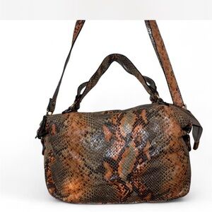 Carol J Snakeskin Genuine Leather Purse